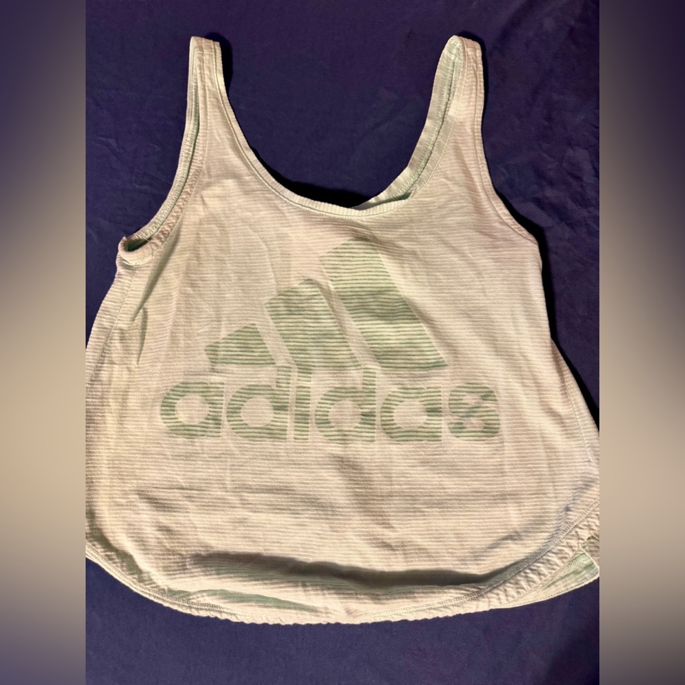 🌙Adidas Mint Green Sleeveless Top